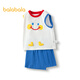 Balabala Children's's Clothing Baby Short à manches à manches