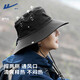 Pull back hat men's sun hat summer large brim outdoor cycling fisherman hat fishing sun hat women's mountaineering sun hat black