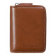 Wanjiazhen genuine pickup bag men's multiple card slots exquisite compact card holder thin anti-theft ID card bag large capacity card holder [brown maple leaf pattern/18 cards-anti-theft brush]