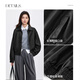 Shangdubila City Pendler PU Leder Kleidung Frauen Frühling Lose Slim Jacket Revers Lose Lokomotive Jacke Schwarz L.