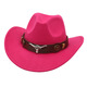 Jiangzi Guoluo Tibetan Top Hat Western Cowboy Hat Cowhead Accessors FIENTO HATO NACIONAL HOMBRA Men y mujeres Brown (vaca denominación marrón) M Adulto (56-58 cm)