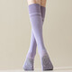 Catman Pressure Calf Yoga Socks Sports Fitness Socks Women's Pilates Dispensing Anti-Slip Running Jump Rope Socks Women's Purple 2 Pairs