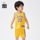 耐克（NIKE）官方男童洛杉矶湖人队ICON NBA詹姆斯婴童球衣宝宝HF7717 728阿马里洛黄 110 4T