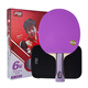 Double Happiness DHS Crazy Purple Six-Star Table Tennis Racket Horizontal Competition 7-layer Pure Wood H6001 with Ball