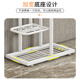 Solno Flower Stand de múltiples capas plegables Balcón de interior de la casa del hogar decorativo Sala de estar de hierro forjado Patio Simple Back Suculento H917 (versión de actualización de 7 macetas)