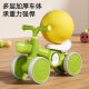 Beichuzhong Kinderbalance Auto 1-3 Jahre altes Kind und Kleinkind Baby Allrad No Pedal 2 Schieber 5 Roller eineinhalb Jahre alte Help 6 Musikbeleuchtungsmodell [verdickter Körper] Weißes Scheinwerfer Musikrad 61 Kindertages Geschenk
