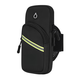 Luo Zhuodou running mobile phone bag arm bag arm wrist men's and women's special equipment mobile phone bag fitness sports mobile phone arm sleeve black suitable for 6.5 inches to 7.2 inches