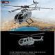 RC ERABO-105 Fernbedienung Hubschrauber C186 Modellflugzeug bewaffnetes Flugzeug Ein-Paddel-Vier-Wege