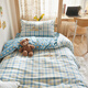 Love the student dormitory three-piece set of pure cotton bed sheets and quilt cover single cotton set student bedding cotton flowers-the romance of branches and branches 1.2m bed three-piece set/quilt cover 152*218cm