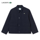LACOSTE French crocodile men's fashion versatile solid color lapel basic casual jacket | BH1171 HDE/Yuanfeng Blue M /L 180 52