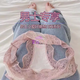 Men's Sexy Underwear 2024 New Sexy Transparent Cosplay Three-Point Sexy Men's Sexy Underwear Pure Pink Men's Special Masturbation Sexy Underwear Thong Men's Sexy Sex Underwear L Size 100-130Jin Jin is equal to 0.5 kg