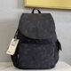 Kipling Kaipulin Student Schoolbag Sac de singe Kaipulin Sac à dos imperméable Sac de maman Nouveau grande capacité 12147 noir