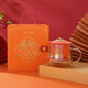 New cultural and creative birthday gifts: Forbidden City Persimmon Ruyi Tea Cup Tea Separator Cup Ceramic Liner for Friends Persimmon Ruyi Gift Box