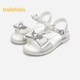 Balabala children's sandals girls shoes 2024 summer beach shoes princess shoes sweet and exquisite 208224141016