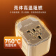 Philips (Philips) Conversión de conversión en el extranjero Converter de enchufe de viajes internacional/Reino Unido, Europa, América, Australia, Alemania, Japón, Singapur, Corea del Sur, Hong Kong,/2a1c Carga 1001a Negro