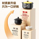 全品屋陶瓷砂锅炖锅煤气灶专用大容量家用煮粥煲汤汤锅传统中式汤煲炖煲 【破损补发】 1L 【干烧不裂】