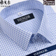 MAYOR Yager shirt men's short-sleeved 2025 new summer high-end business casual formal dress dad plaid shirt DX6636 39