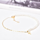 Mi Ling Korean 14K gold bracelet women's simple new fashion fashion simple cross love pearl bracelet women's cross