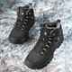 Chaussures masculines de Hong Kong Camel, Bottes de neige de grande taille, Chaussures en coton épaissi en velours hiver