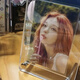 Laiji is suitable for Jiugongge small card photo display stand idol card groove acrylic card album desktop ins ornament photo frame 1 grid 6.5x9