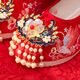 Tianyi Bride Xiuhe Wedding Zapatos Tassel Hanfu Hanfu Style Faho Borded Zapatos Bordados Red Red Wedding Wedding Wedding Wedding Style Red Wedding Shops con Cheongsam Tassel Hanfu [Supreme Fengming Red Size 38]