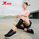Xtep sports shoes running shoes winter mesh breathable lightweight running shoes women's shoes casual shoes black