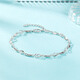 Liuguifu Jewelry PT950 platinum bracelet glitter chain platinum fashion bracelet for women PT0400042 3.2g