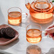 GIANXI Ji'anxi glass tea cup Kung Fu tea set heat-resistant thickened household transparent drinking cup for tea 6 pieces