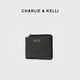 Чарли / Келли Официальный веб-сайт CK Light Luxury Bag Men's Short Simple Simple Wallet Multi-Card Colel Clutch Black