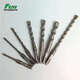 Carré dawang foret bit impact foret bit à travers le mur de forage de forage de forage tendon tense spécial bit foret poinçon punché manche carrée bit de forage rond 11150 dix pack