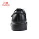 Chaussures en cuir noir de Berger Boy Spring and Automne Chaussures Boy's Campus Performance Chaussures en cuir décontractées et polyvalentes Little Gentleman's Etiquette Chaussures Gentleman's Black 34