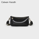 Calwan Keodh Offizielle Website Bag Damenbeutel New Crossbody Tasche Frühlings- und Sommer kleine Tasche Kissenbeutel Geburtstagsgeschenk für Freundin Frau [Schwarz] Leichte Luxus Nische vielseitige Pendlertasche