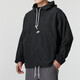 Nike (Nike) Sweinshirt Men's Clothing 2024 Spring and Autumn New Sportswear tejido transpirable Media Zipe Pule Men's FN3893-010 Black XL