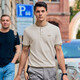 Mr. Bu’s trendy contrasting color baseball collar pure cotton T-shirt spring and summer soft breathable short-sleeved men’s AT12033 clearance Mixing 2XL (185)