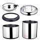Yuhutang commercial electronic warm soup pot accessories buffet stainless steel thermal pot soup stove inner tank 10 liter pot lid heating belt 10 liter small mouth lid