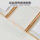 Der gleiche doppelseitige transparente Triple Folding-Fotorahmen der erstklassigen Sterne 5 Zoll 678 Zoll Glas Metall Bilderrahmen leeres Rahmen Album Roségold Triple 1 6 Zoll Glasoberfläche (Foto 10.2*15,2 cm)