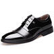 Spider King 2025 new spring men's shoes plus velvet warm casual British groom shoes formal business 9928 brown four-season model 39 standard leather shoe size