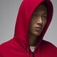 耐克（NIKE）外套男装2025夏季新款Jordan运动服针织连帽上衣夹克FQ1867-010 FQ1867-687红色内里毛圈 XL