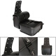 MPPMCK Retro Motorradseitenbeutel Pedal Elektrofahrzeug Rücksitz Hanging Bag Harley Prince Hängende Beutel Wasserdichtes Seitenbeutel 6623 Schwarzes Passwort Schloss Paar