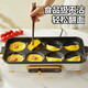Yangzi Multifunctional Eight-hole Omelette Breakfast Artifact Commercial Omelette Special Pot Omelette Maker Egg Dumpling Pot Egg Hamburger Maker Poached Egg Mold Breakfast Automatic Non-stick Pan Single-layer Eight-hole No Cover