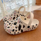 Yuou 2025 Summer Nuevos zapatos para padres e hijos Sandalias para niños Bolsas y mujeres grandes, medianas y pequeñas zapatillas de playa para bebés Smn Strawberry Bear 38-39 (adecuado para 37-38)