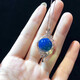 Ting white blue amber pendant Dominican S925 silver plated rose gold amber beeswax sweater chain water purified high blue necklace for women