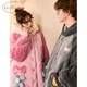 Gukoo Pajamas Couple Winter Disney Co-branded New Cotton Warm Men's Home Clothing Set D Disney Couple Set XL Men