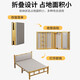 
HALODN Foldable Bed Household Foldable Simple Bed No Installation Office Lunch Bed Single Bed Rental Adult Iron Bed 1.2 meters [No Installation] White Rack Gray Soft Back Beijing Speed ​​Delivery Home
