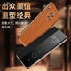 适用于正品华为mate40手机壳真皮翻盖防摔mate40pro曲面屏全 绅士黑【升级版】真皮皮套 Mate40/40E