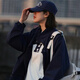 Bai Qizhen Baseball Hat Men and Women Fashion Male Spring and Autumn Duck Duck Tongue Hat Trend Summer Outdoor Casual Suns Female Women's Tibetan Blue-Men and Women
