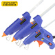 EXPLOIT hot melt glue gun home handmade DIY electric glue gun 7MM11MM transparent glue stick black strong high adhesive 7mm special glue stick (full box)