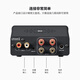 FOSI Audio Audio V3 Desktop Mini reiner Heckverstärker HIFI Fever High-Power 2.0-Kanäle kleiner Kabelmantel Home Tragbarer Stromverstärker Orange 32 V/5A-Stromadapter