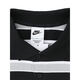 Nike men's striped comfortable breathable lapel sports and casual short-sleeved T-shirt FN3897 Black and white FN3897-010 M