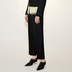 Weniger Frühlingsneife-Wollhosen für Frauen Kegel Einfacher lässiger Hochtaille Neun-Punkte-Karottenhose 2N3E12040 001/Schwarz XL